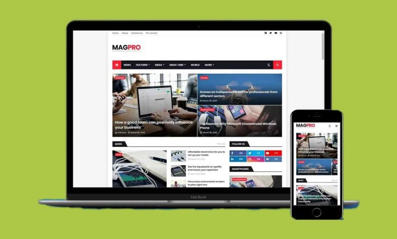 MagPro – Magazine Blogger Template