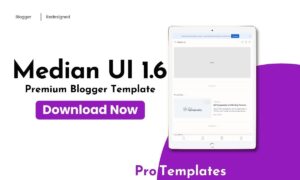 Median UI Blogger Theme